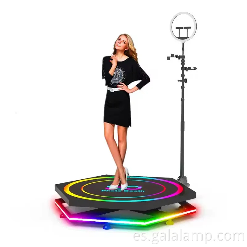 Dispositivo de cámara envolvente de 360 grados, rotación automática, selfies vivos